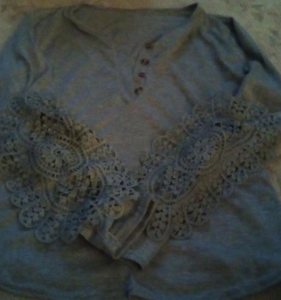 Long-crochet-sleeve Sz L